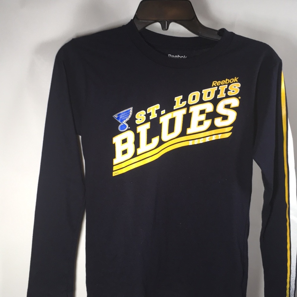 St Louis Blues Kids T LS Reebok - Picture 2 of 4